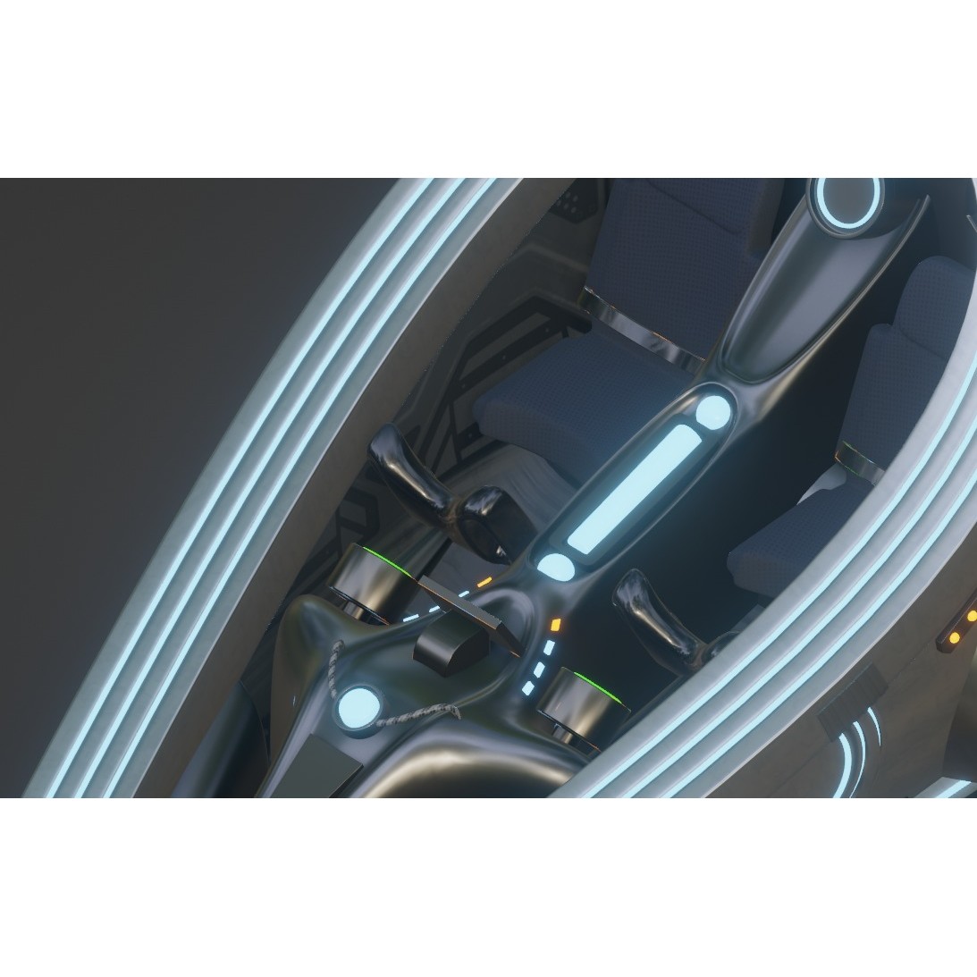 Future Exoplanet Exploration Vehicle - Low-Poly Game-Ready 3D Model - View 14