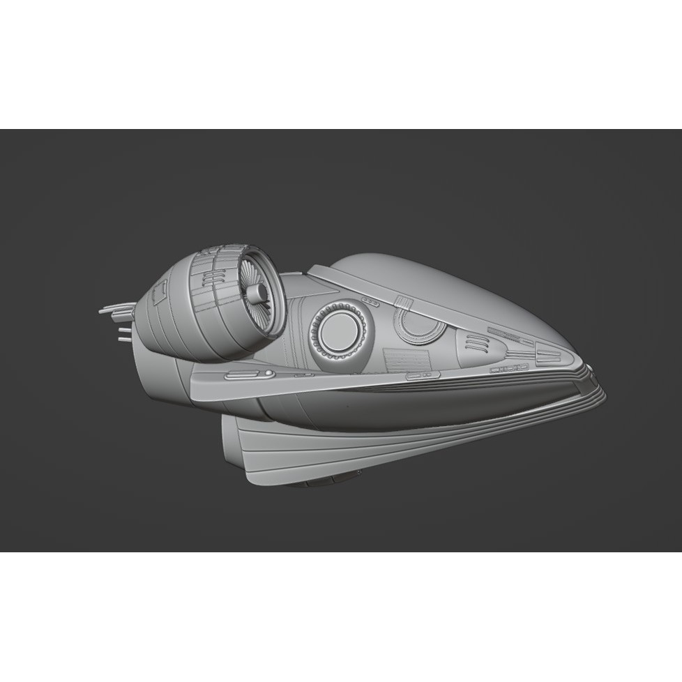 Future Exoplanet Exploration Vehicle - Low-Poly Game-Ready 3D Model - View 16