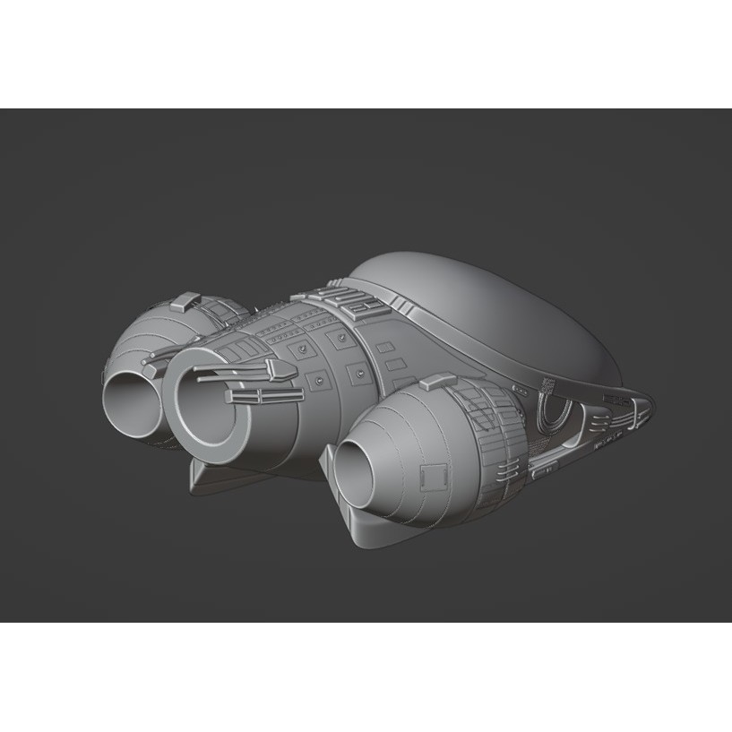 Future Exoplanet Exploration Vehicle - Low-Poly Game-Ready 3D Model - View 17