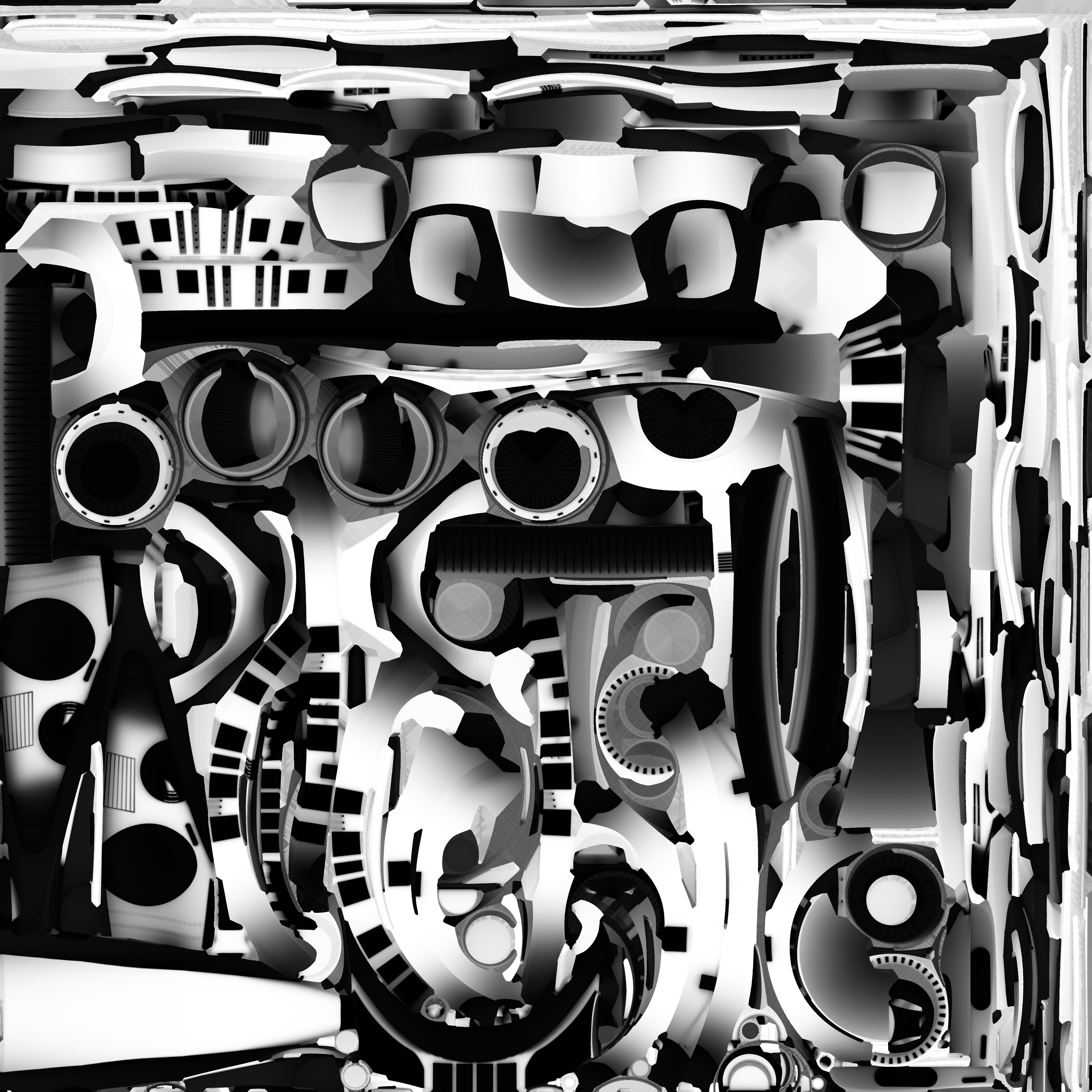 Future Exoplanet Exploration Vehicle - Low-Poly Game-Ready 3D Model - View 48