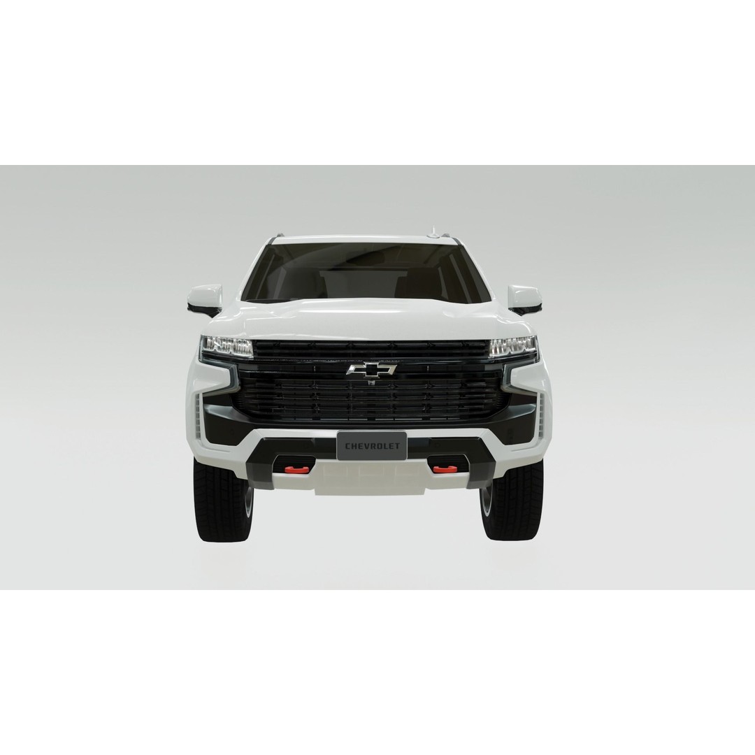 Chevrolet Tahoe LT 2021 3D Model – High Poly Game Asset, PBR, FBX, OBJ - View 4