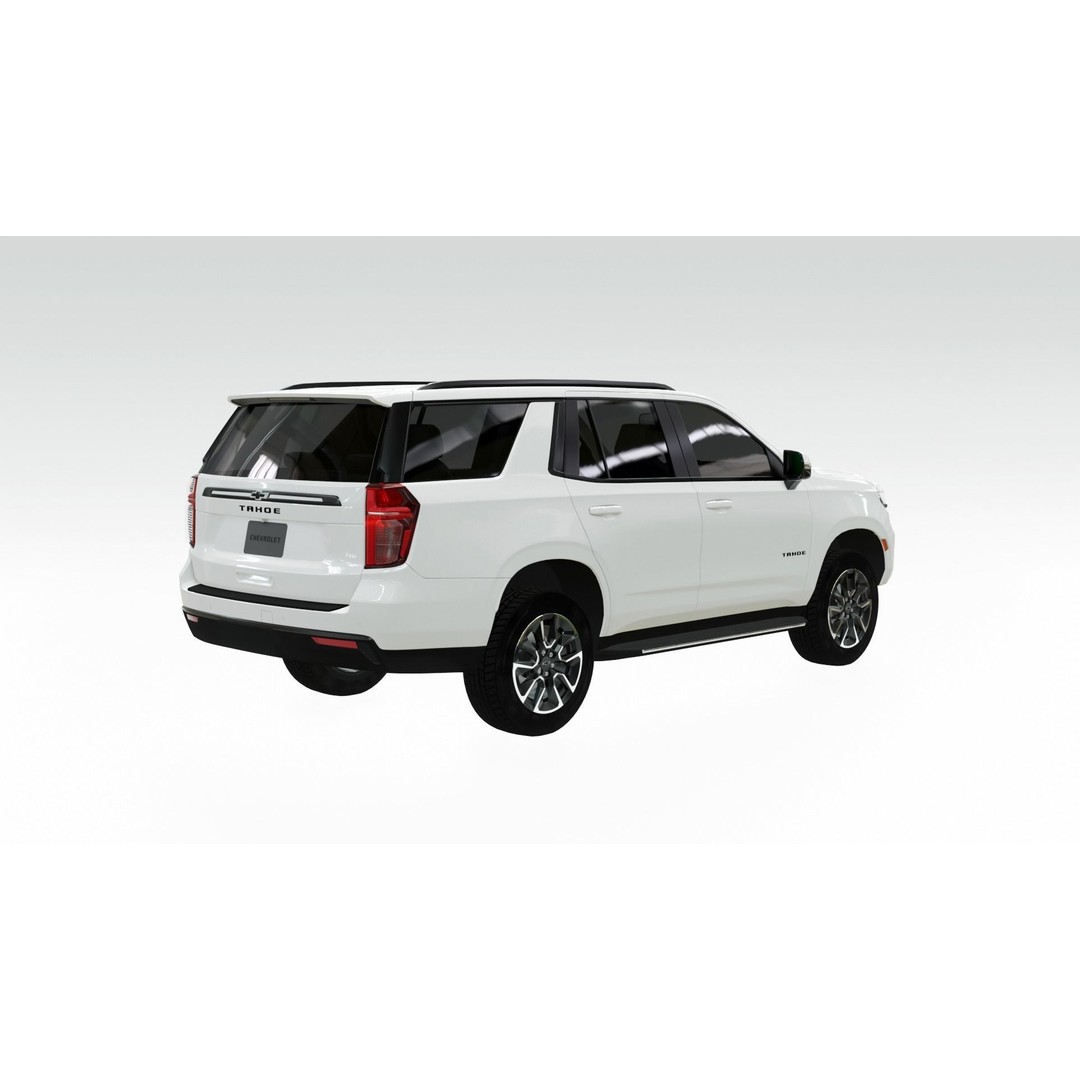 Chevrolet Tahoe LT 2021 3D Model – High Poly Game Asset, PBR, FBX, OBJ - View 5