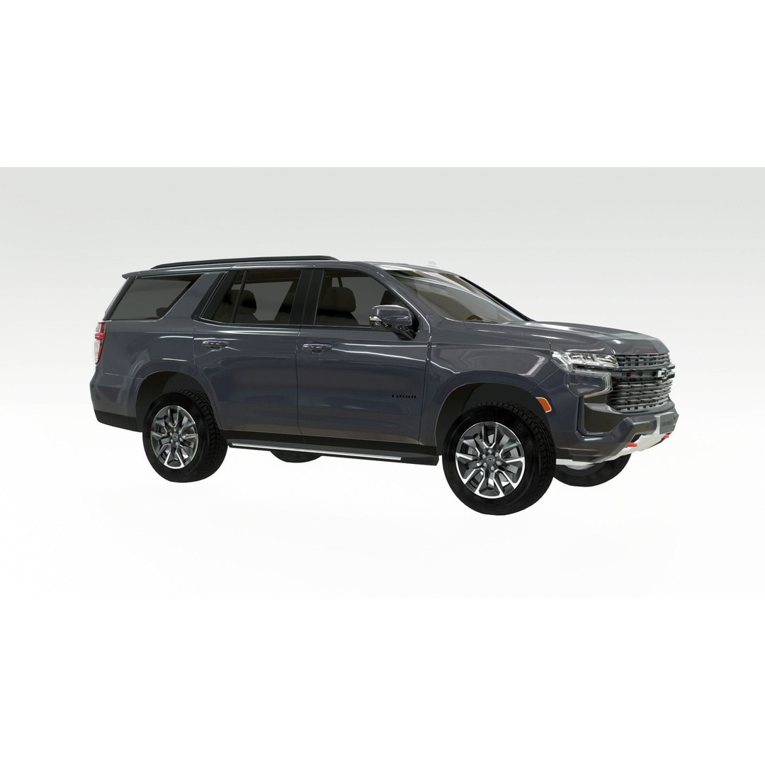 Chevrolet Tahoe LT 2021 3D Model – High Poly Game Asset, PBR, FBX, OBJ - View 8