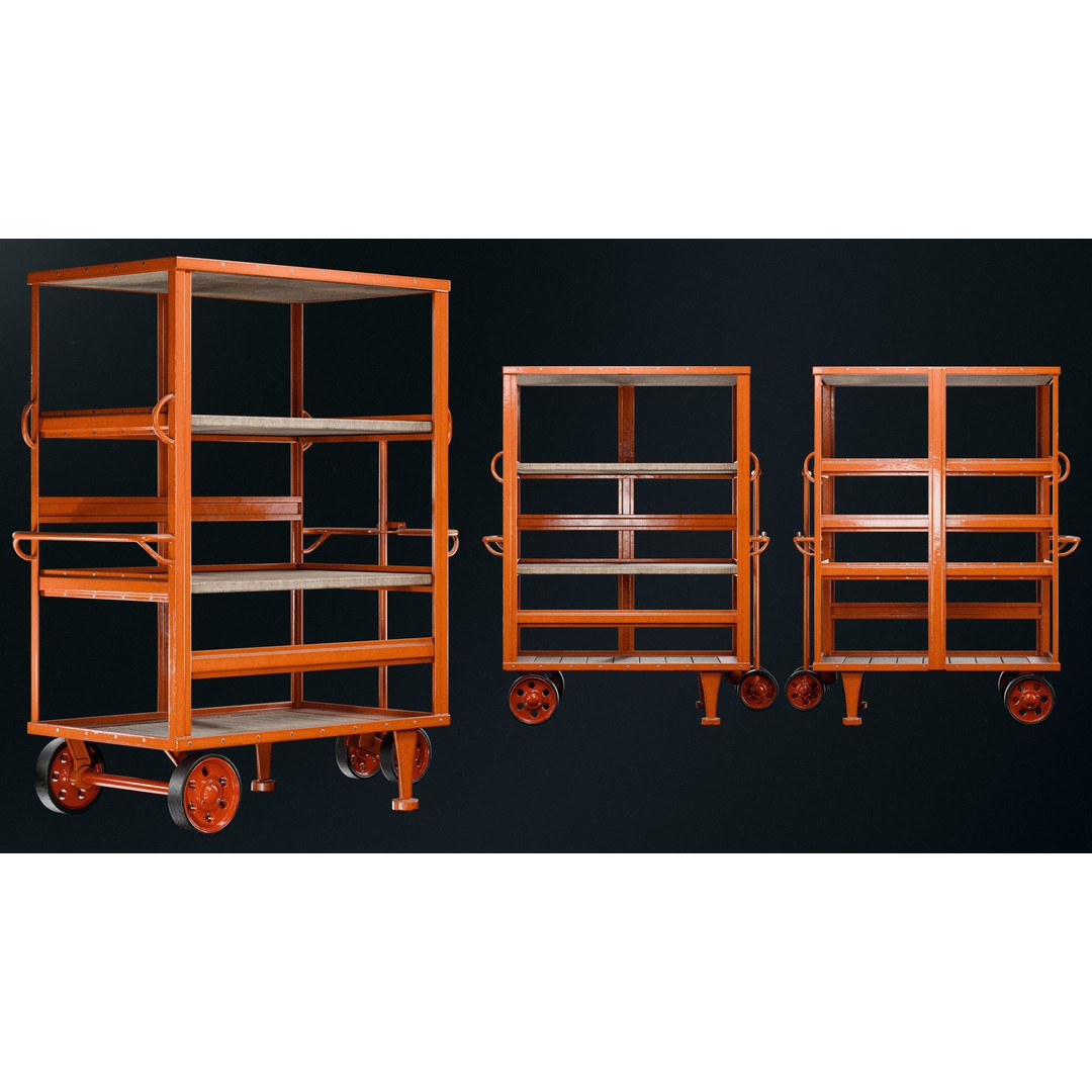 Warehouse Props Pack 3D Model – Low Poly Industrial Assets, FBX - View 118
