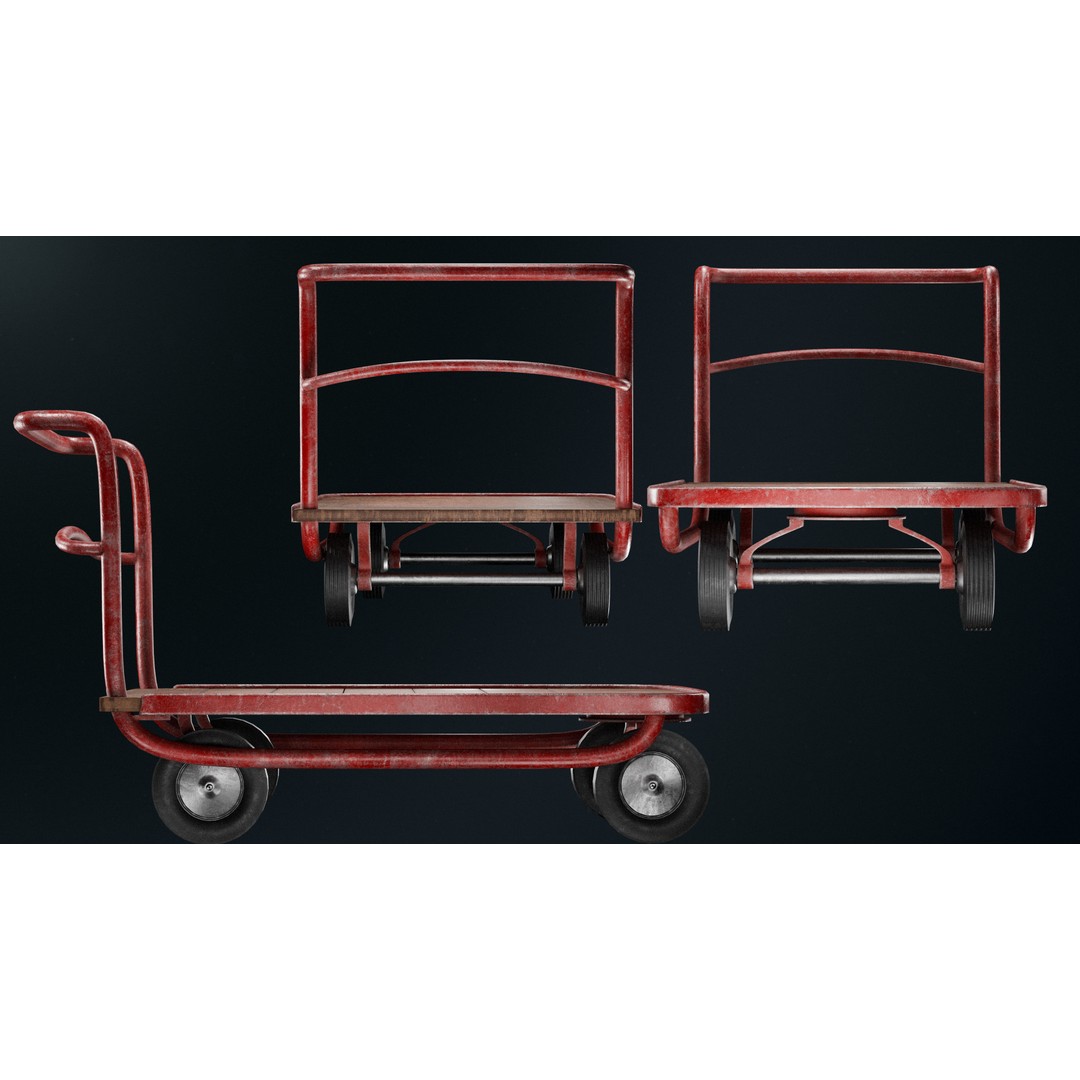 Warehouse Props Pack 3D Model – Low Poly Industrial Assets, FBX - View 122