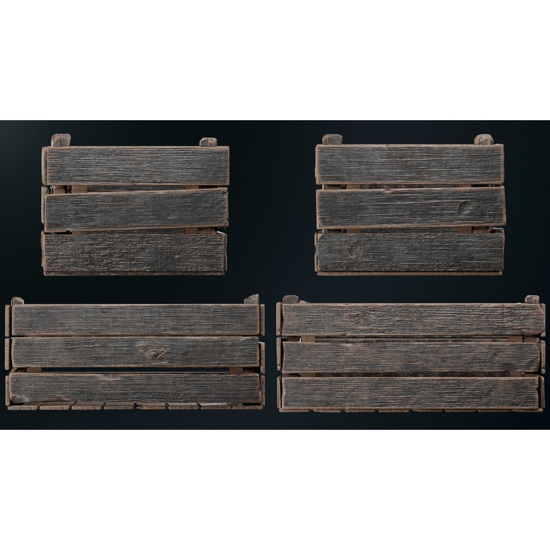 Warehouse Props Pack 3D Model – Low Poly Industrial Assets, FBX - View 124