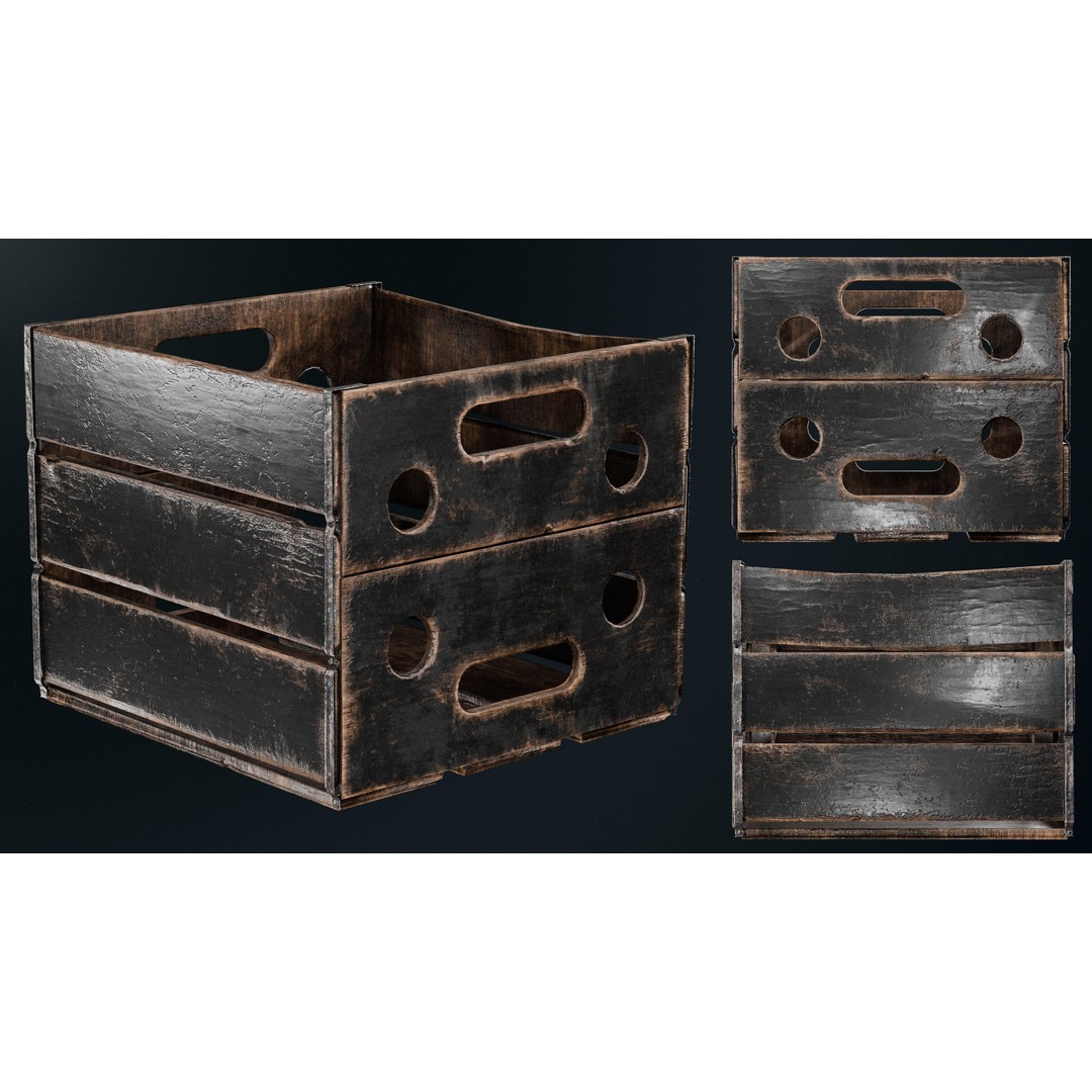 Warehouse Props Pack 3D Model – Low Poly Industrial Assets, FBX - View 126