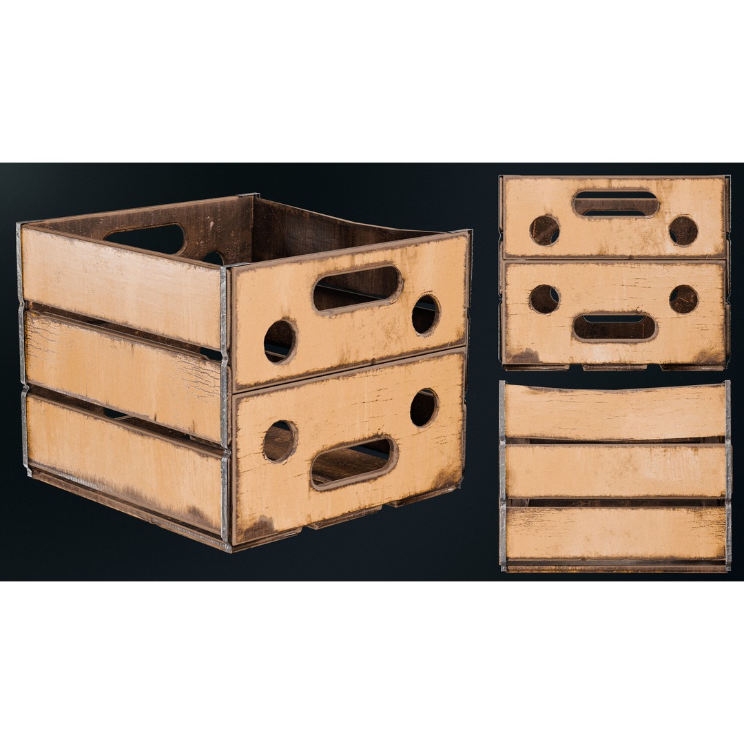 Warehouse Props Pack 3D Model – Low Poly Industrial Assets, FBX - View 129