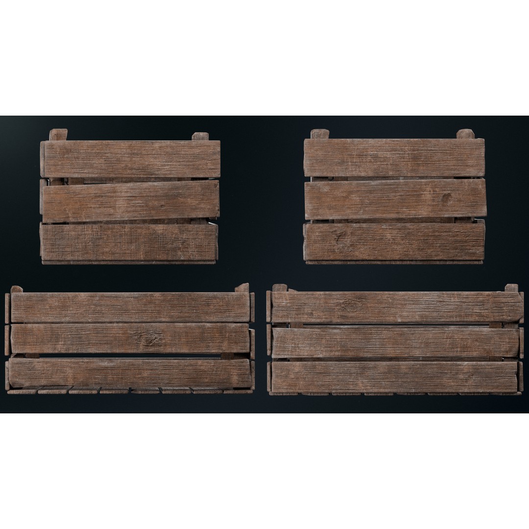 Warehouse Props Pack 3D Model – Low Poly Industrial Assets, FBX - View 134