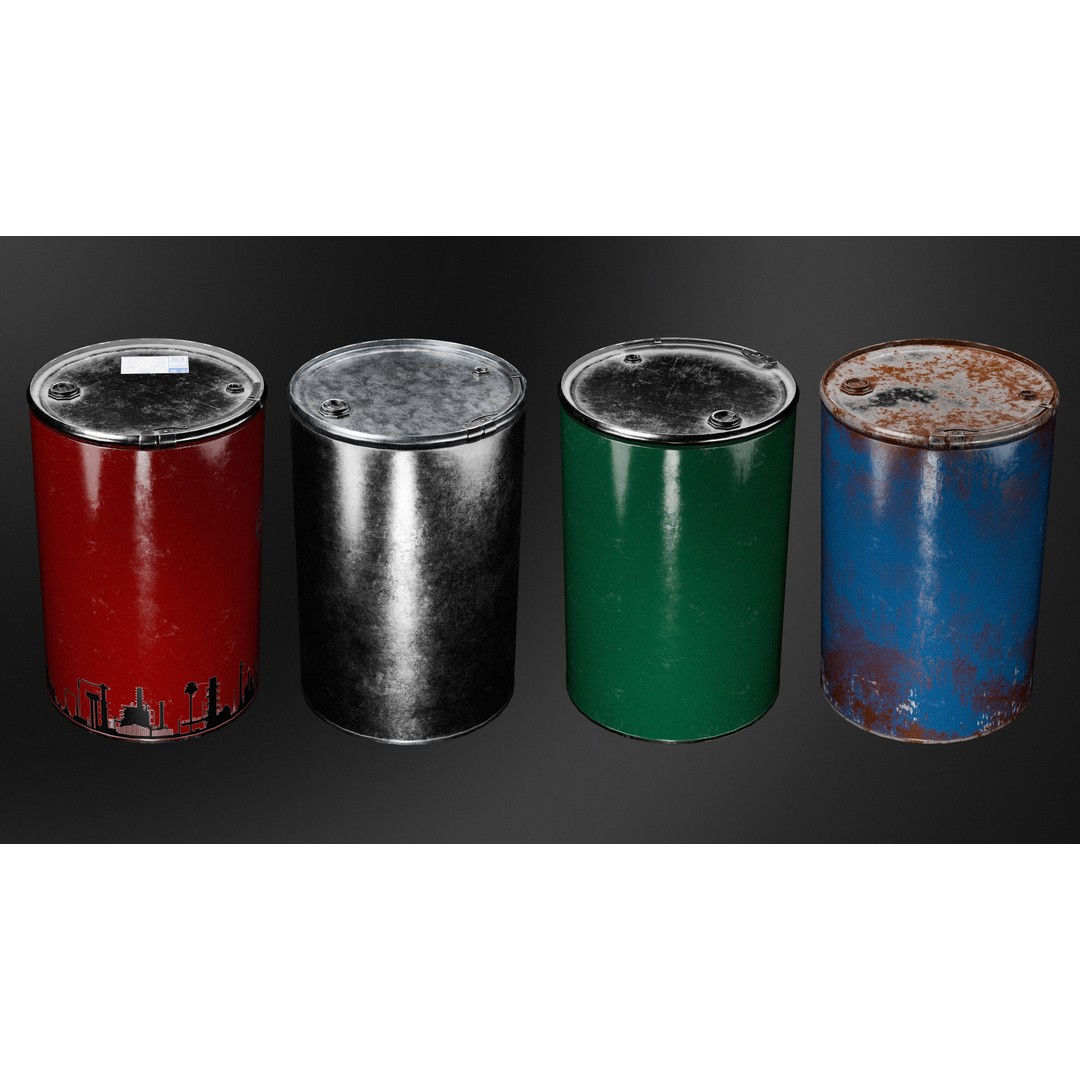 Warehouse Props Pack 3D Model – Low Poly Industrial Assets, FBX - View 15