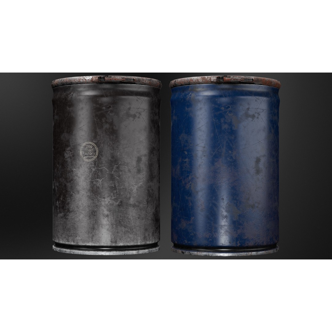 Warehouse Props Pack 3D Model – Low Poly Industrial Assets, FBX - View 19