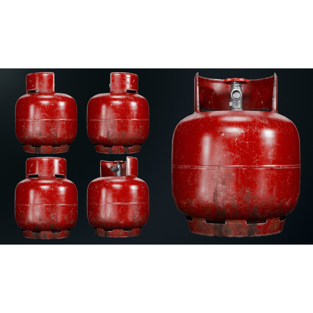 Warehouse Props Pack 3D Model – Low Poly Industrial Assets, FBX - View 54