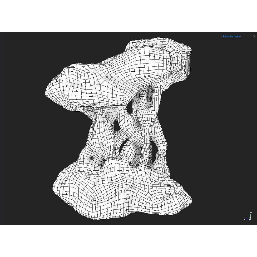 Fantasy Cave 3D Model – Low Poly Dungeon Environment, OBJ & FBX - View 15