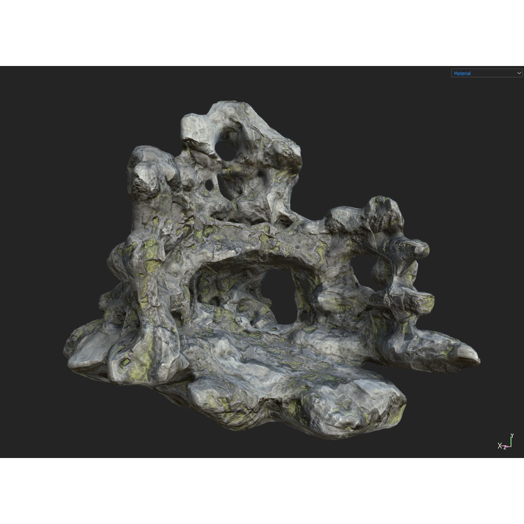 Fantasy Cave 3D Model – Low Poly Dungeon Environment, OBJ & FBX - View 28