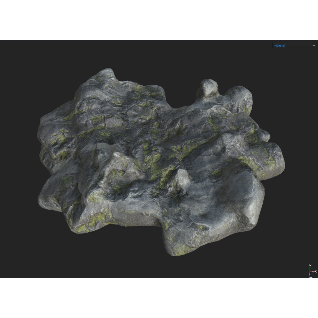 Fantasy Cave 3D Model – Low Poly Dungeon Environment, OBJ & FBX - View 32