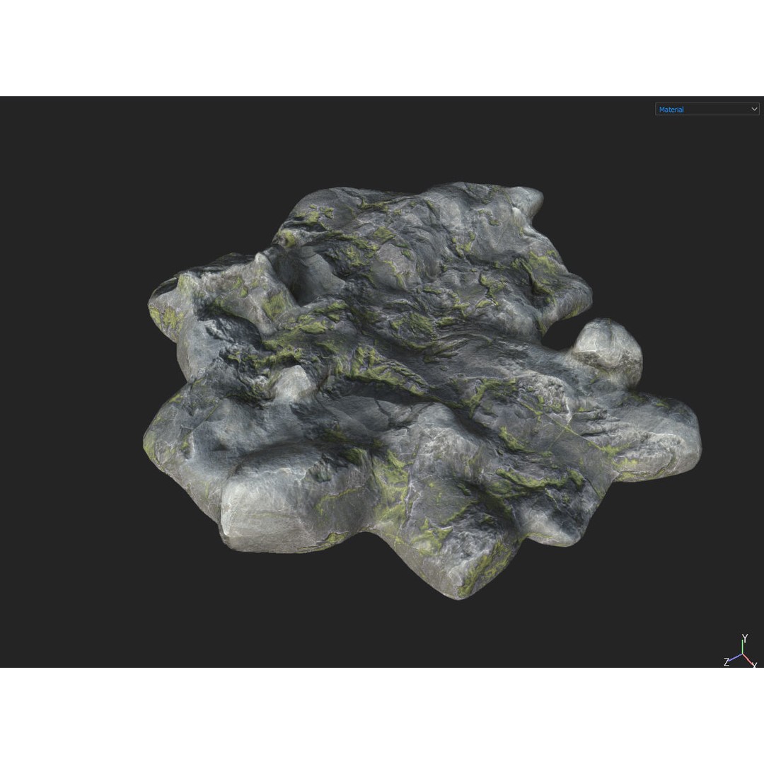 Fantasy Cave 3D Model – Low Poly Dungeon Environment, OBJ & FBX - View 33