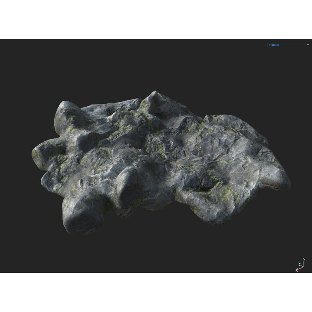 Fantasy Cave 3D Model – Low Poly Dungeon Environment, OBJ & FBX - View 34