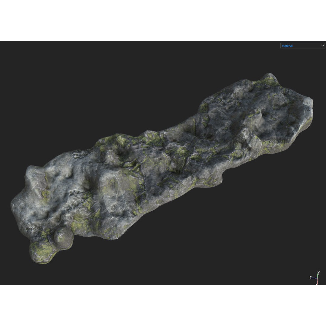 Fantasy Cave 3D Model – Low Poly Dungeon Environment, OBJ & FBX - View 36