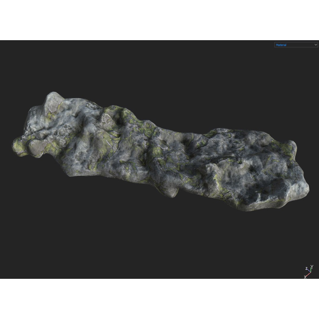 Fantasy Cave 3D Model – Low Poly Dungeon Environment, OBJ & FBX - View 37