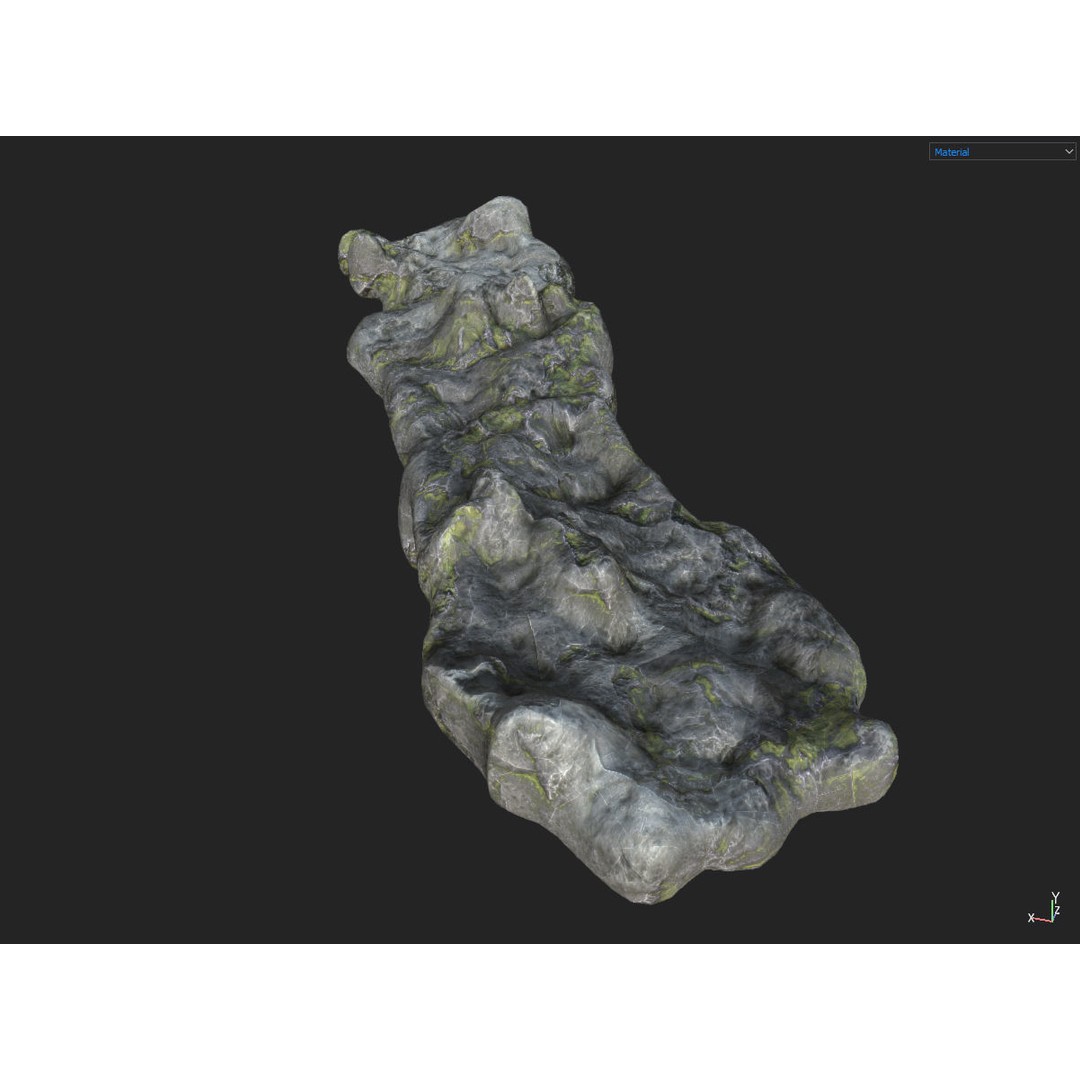 Fantasy Cave 3D Model – Low Poly Dungeon Environment, OBJ & FBX - View 38