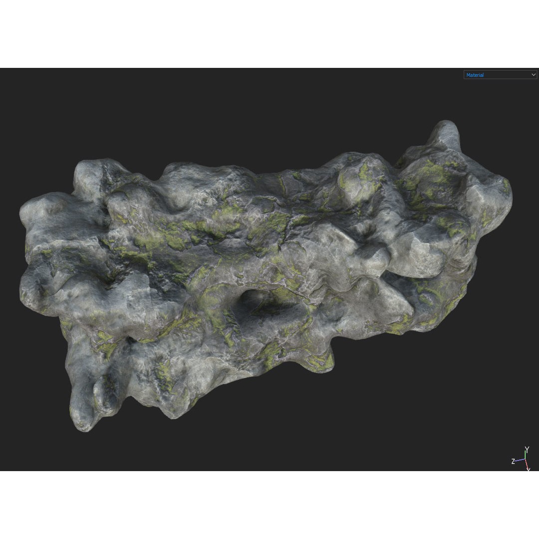 Fantasy Cave 3D Model – Low Poly Dungeon Environment, OBJ & FBX - View 40