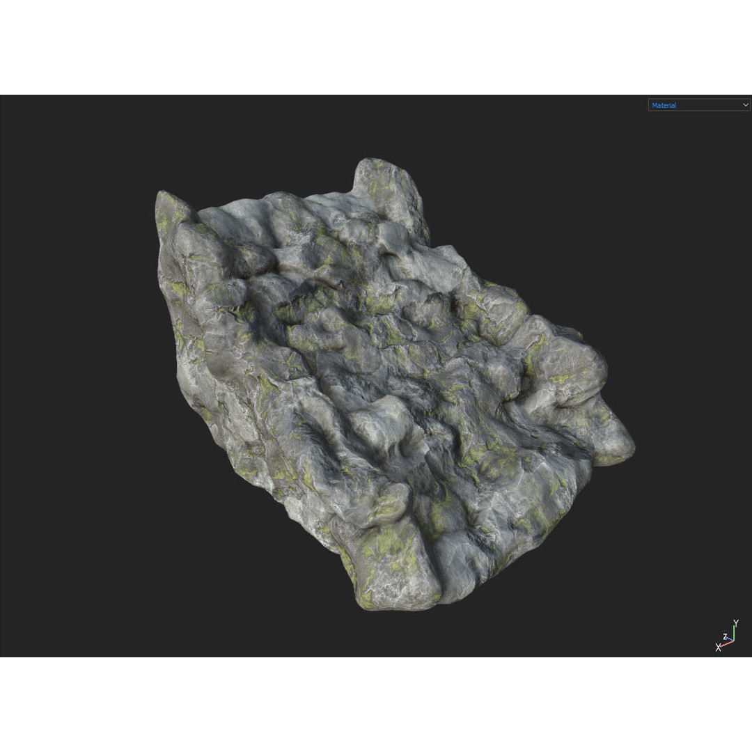 Fantasy Cave 3D Model – Low Poly Dungeon Environment, OBJ & FBX - View 8