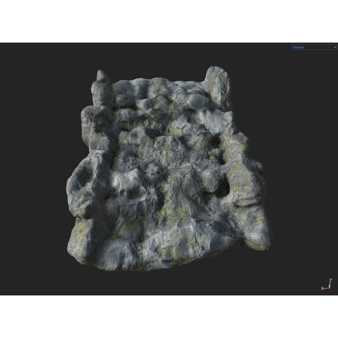 Fantasy Cave 3D Model – Low Poly Dungeon Environment, OBJ & FBX - View 9