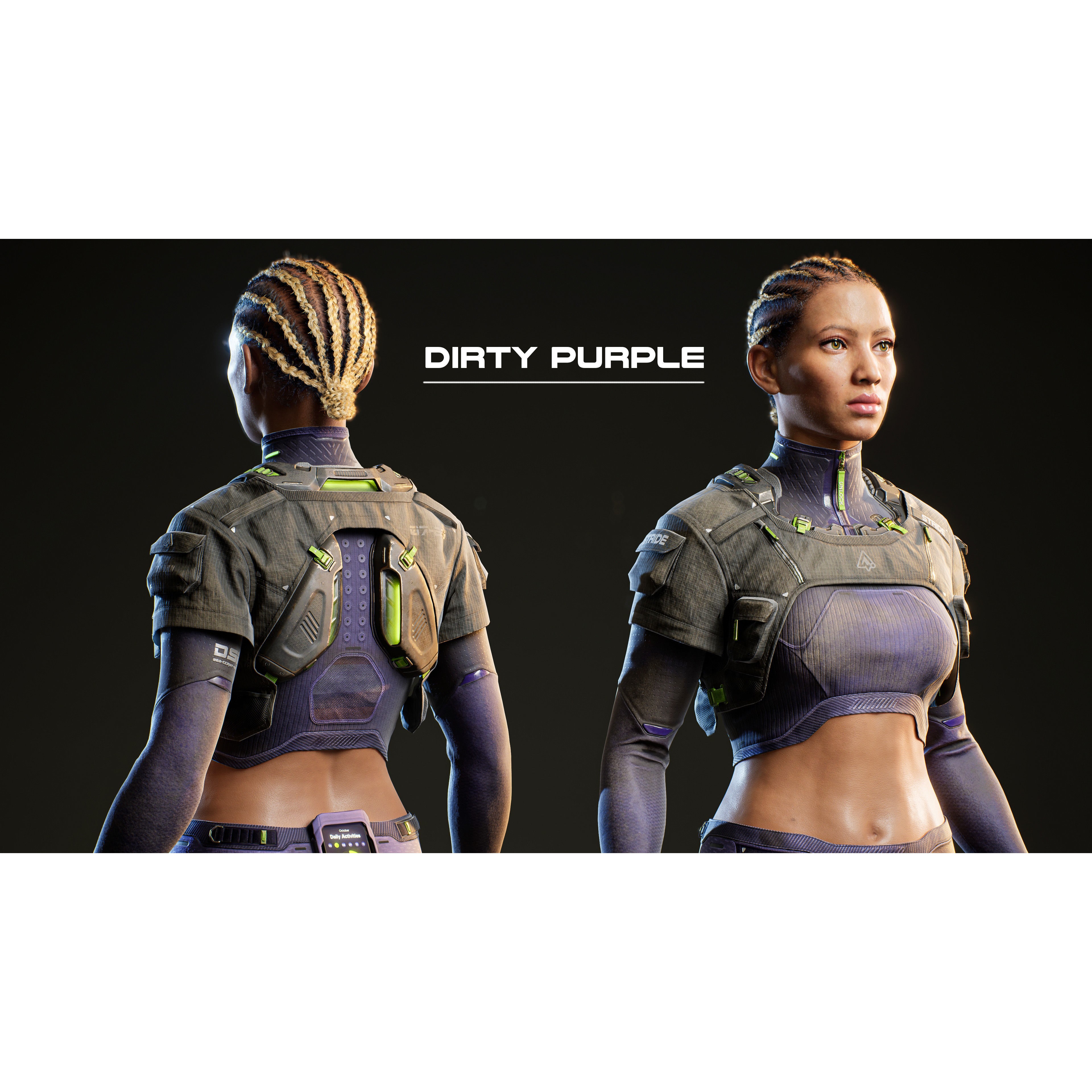 Sasha Stride - Low-Poly Game-Ready 3D Model