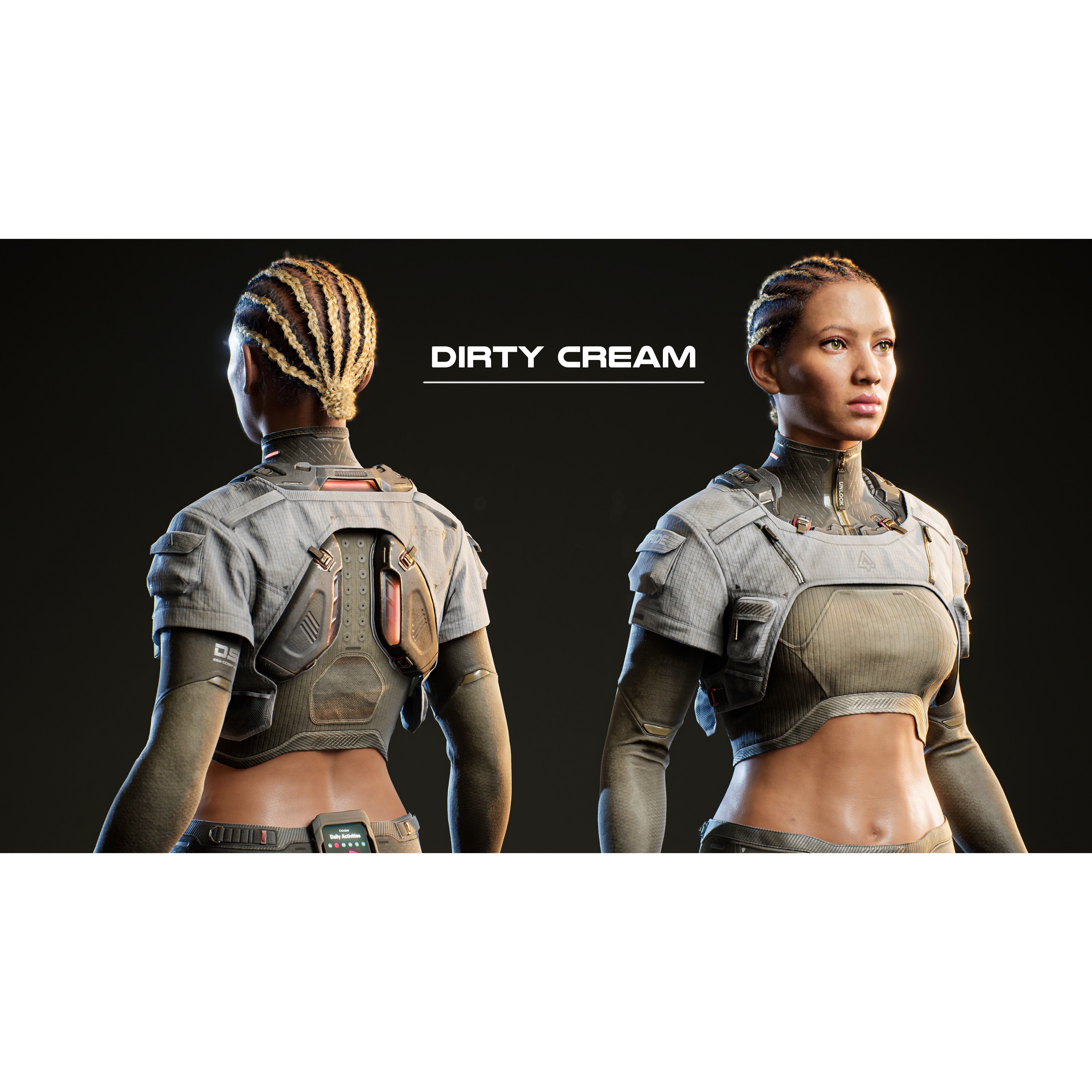 Sasha Stride - Low-Poly Game-Ready 3D Model - View 16