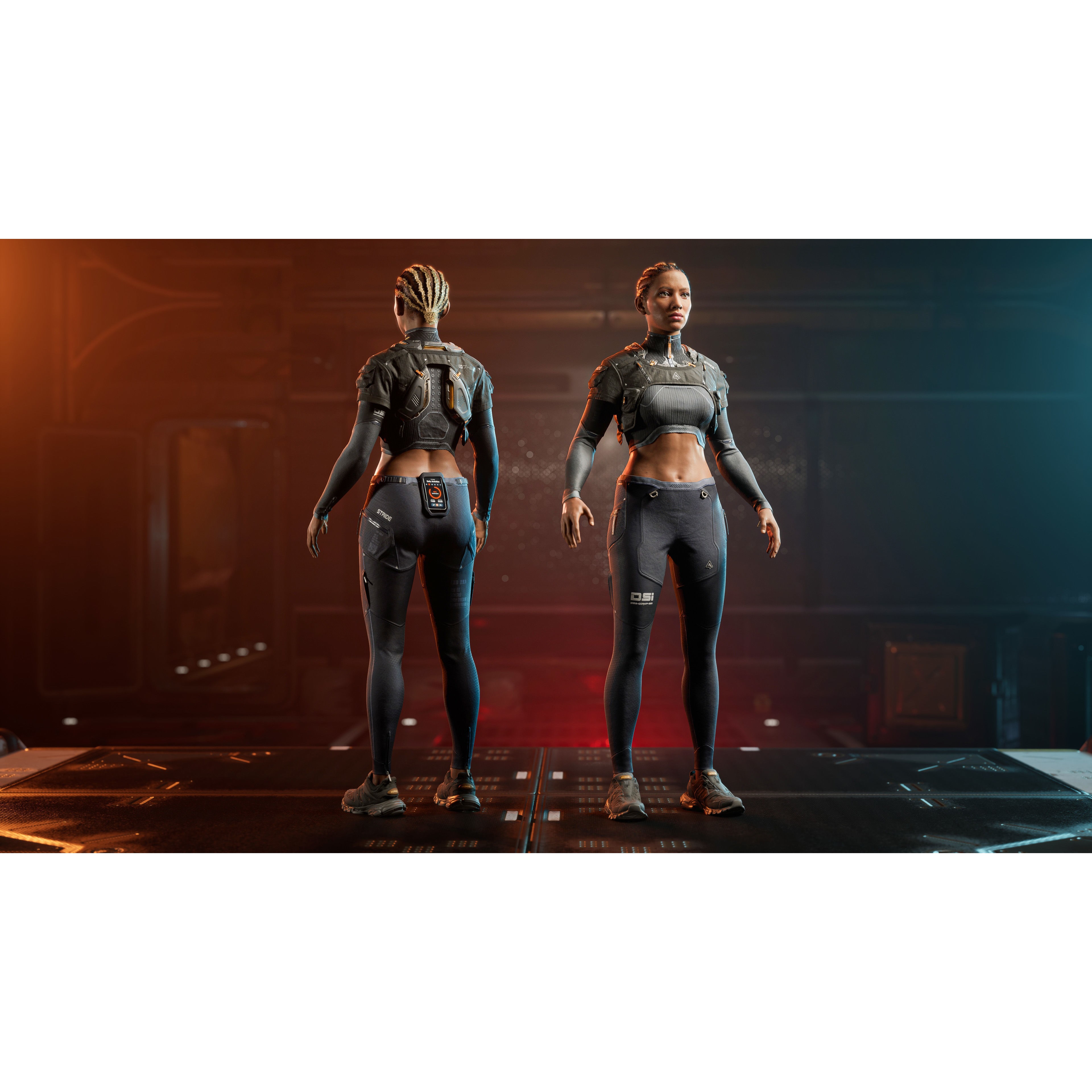 Sasha Stride - Low-Poly Game-Ready 3D Model - View 7