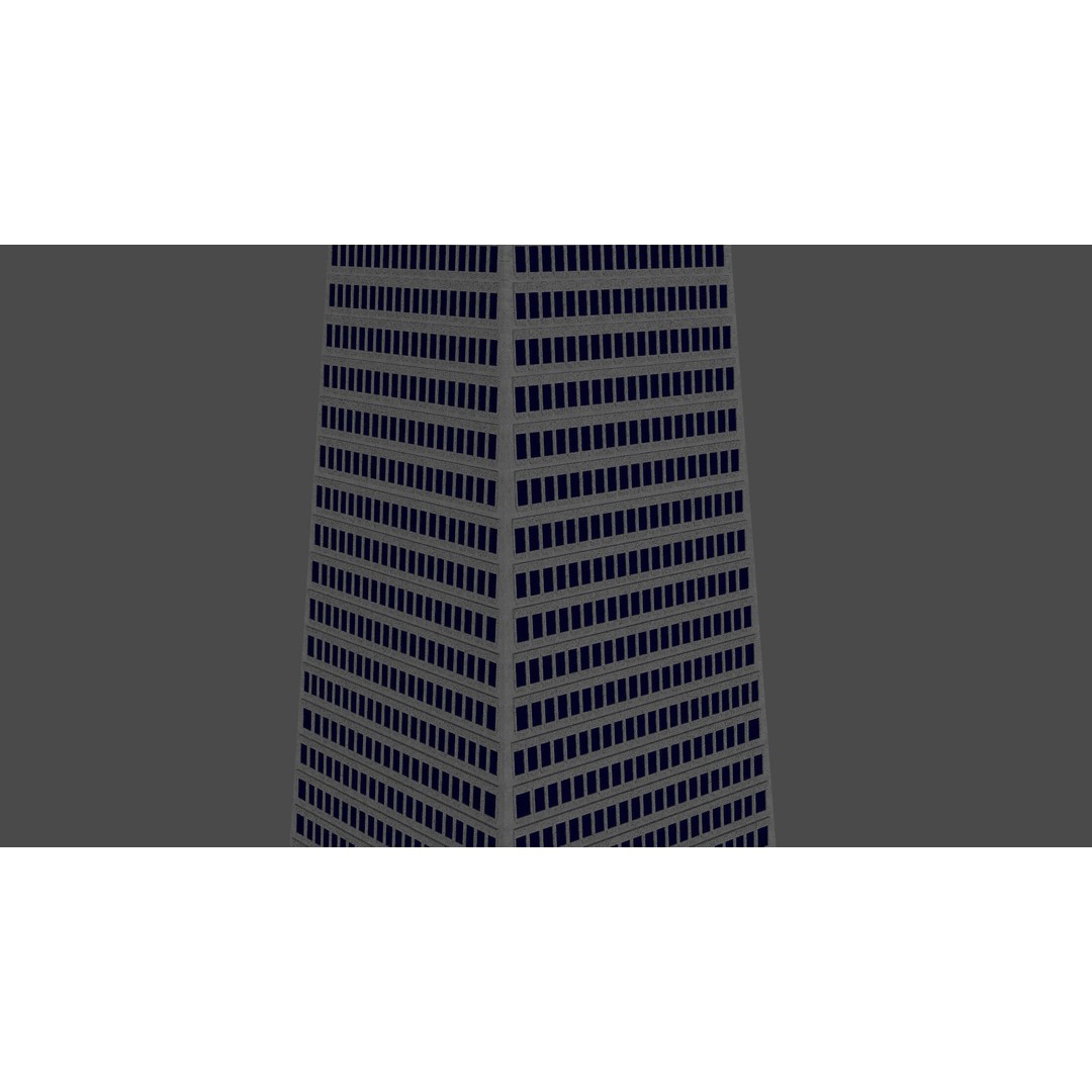 Transamerica Pyramid 3D Model – Architectural Landmark, FBX, Blender - View 15