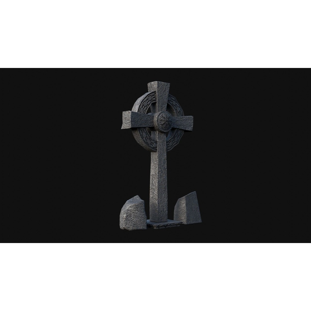 Viking Rock Structures 3D Model – Low Poly Game Ready PBR FBX/OBJ - View 10