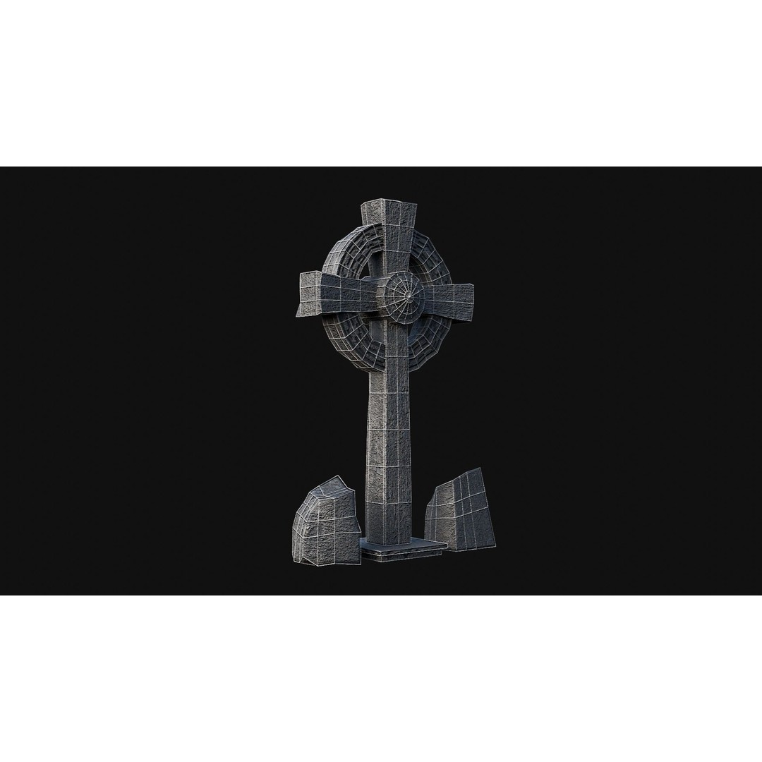 Viking Rock Structures 3D Model – Low Poly Game Ready PBR FBX/OBJ - View 13