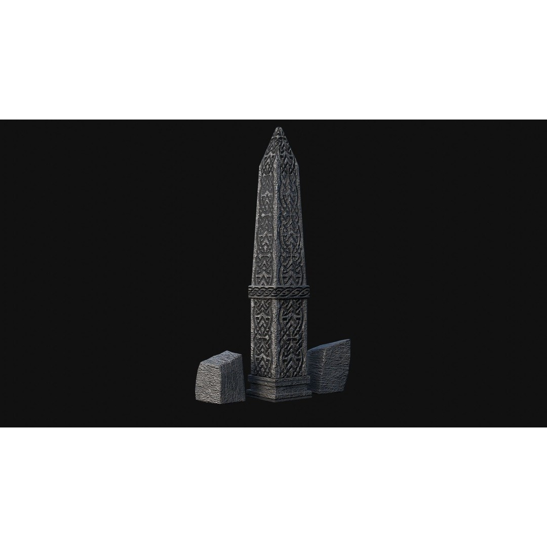 Viking Rock Structures 3D Model – Low Poly Game Ready PBR FBX/OBJ - View 16