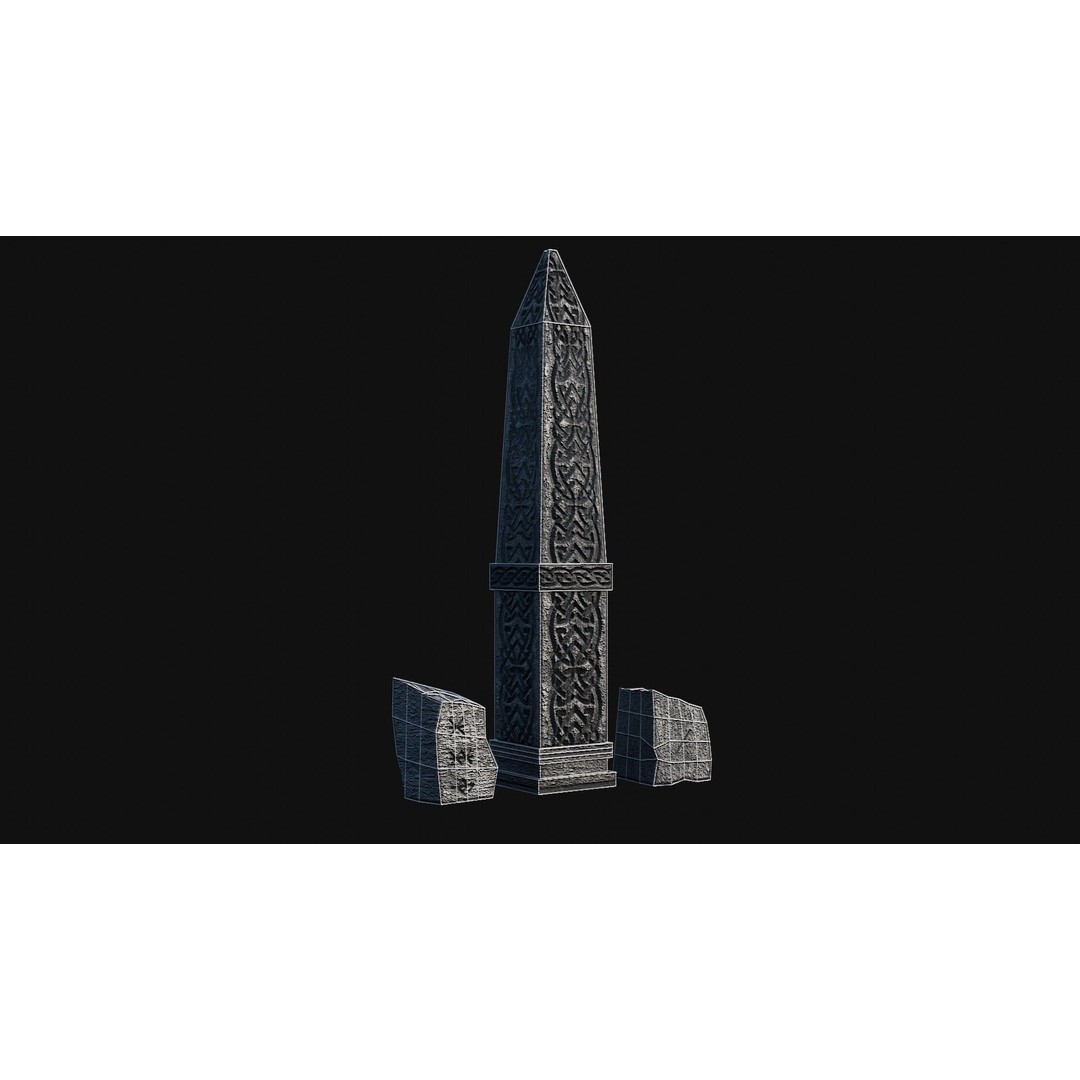Viking Rock Structures 3D Model – Low Poly Game Ready PBR FBX/OBJ - View 20