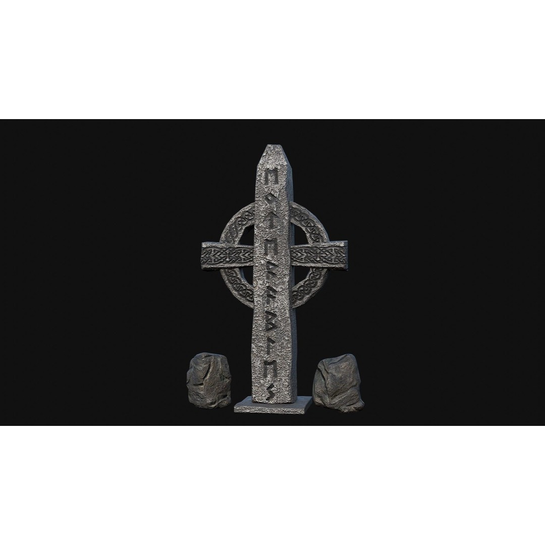 Viking Rock Structures 3D Model – Low Poly Game Ready PBR FBX/OBJ - View 27