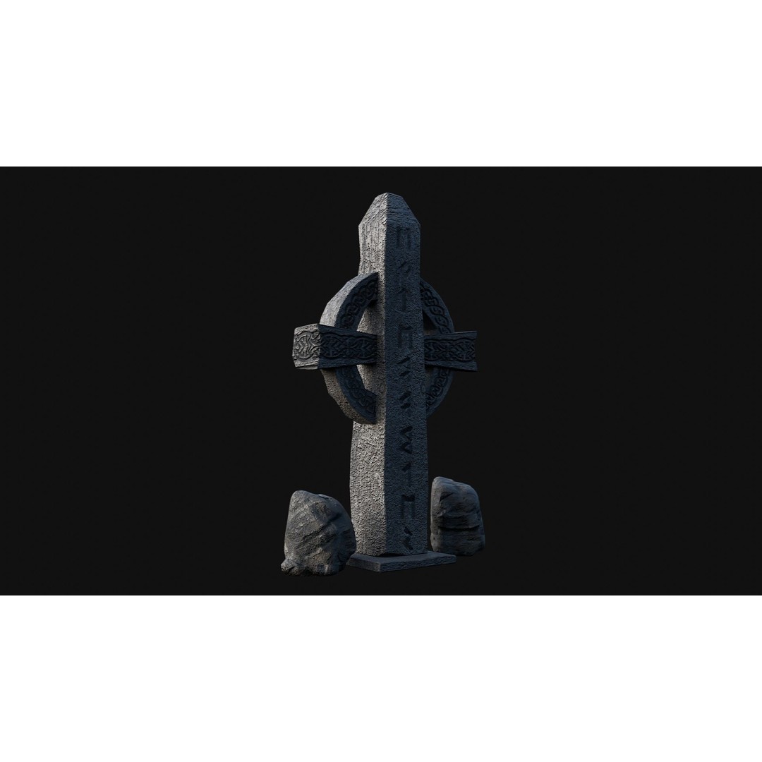 Viking Rock Structures 3D Model – Low Poly Game Ready PBR FBX/OBJ - View 28