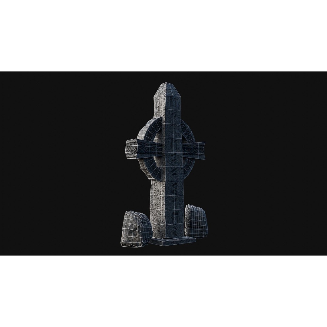 Viking Rock Structures 3D Model – Low Poly Game Ready PBR FBX/OBJ - View 31