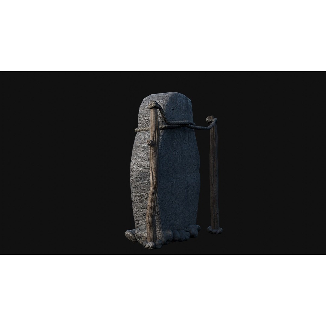 Viking Rock Structures 3D Model – Low Poly Game Ready PBR FBX/OBJ - View 40
