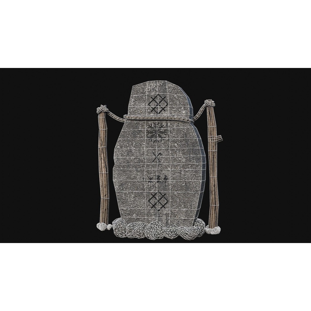 Viking Rock Structures 3D Model – Low Poly Game Ready PBR FBX/OBJ - View 42