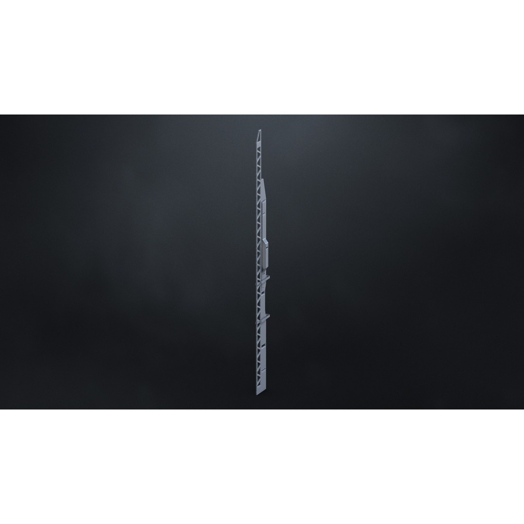 Scifi Radio Antennas 3D Model – Hard Surface Poly Assets, FBX, OBJ - View 7