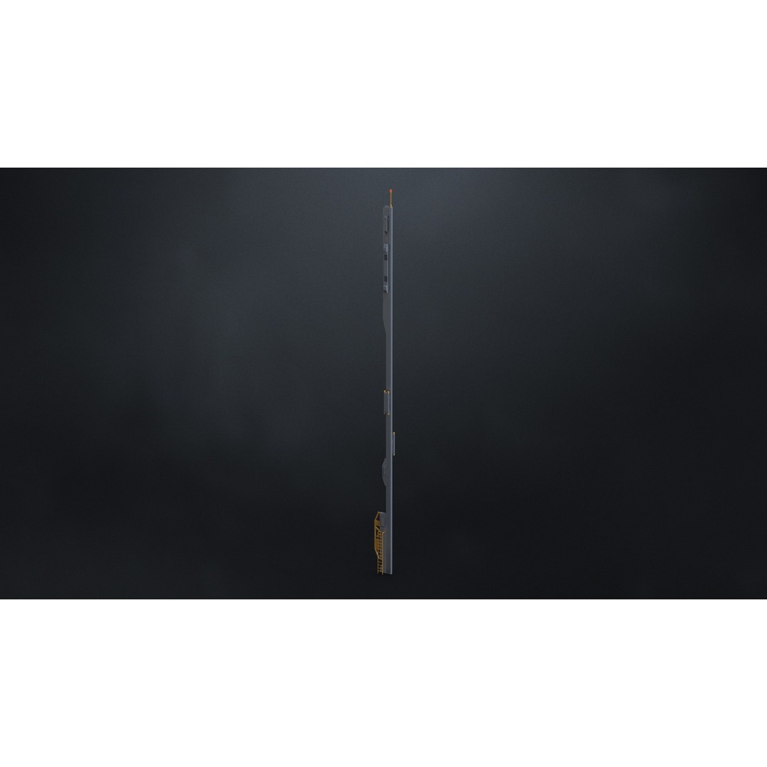 Scifi Radio Antennas 3D Model – Hard Surface Poly Assets, FBX, OBJ - View 8