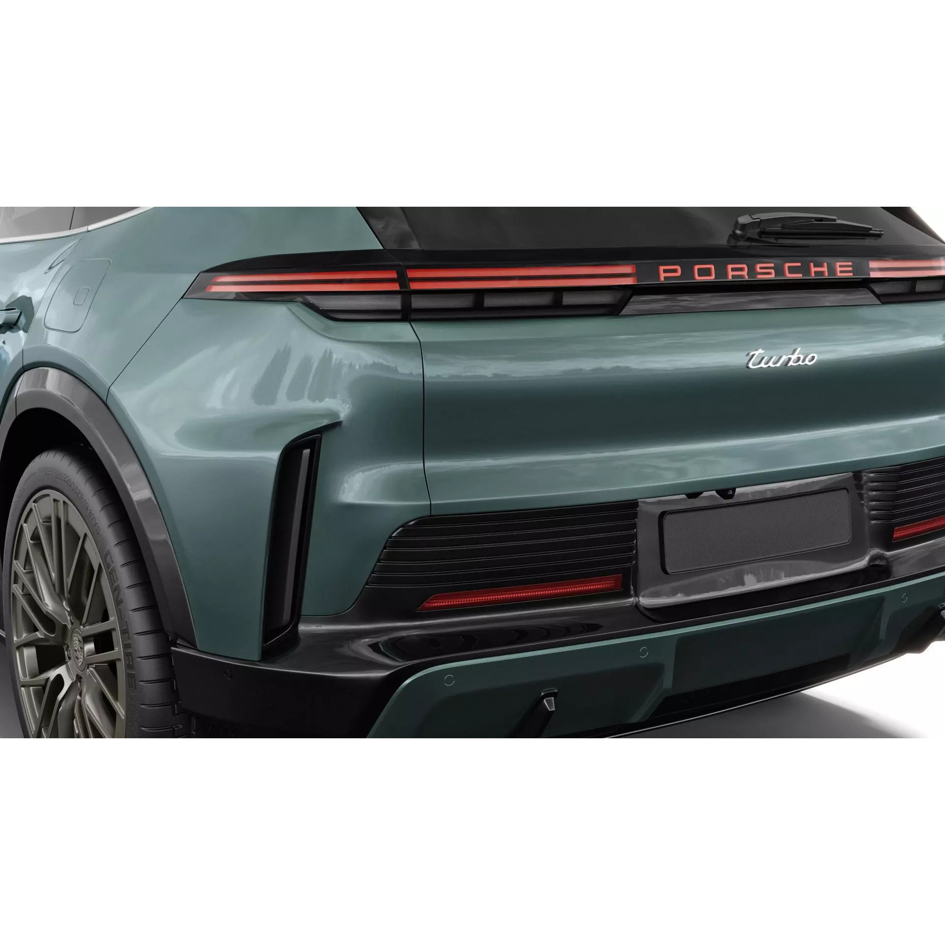 Porsche Cayenne Turbo Electric 2027 - Game-Ready 3D Model - View 13