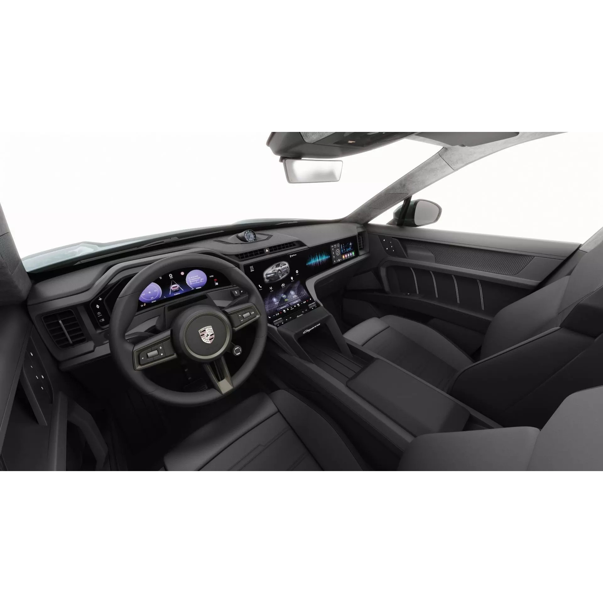 Porsche Cayenne Turbo Electric 2027 - Game-Ready 3D Model - View 16