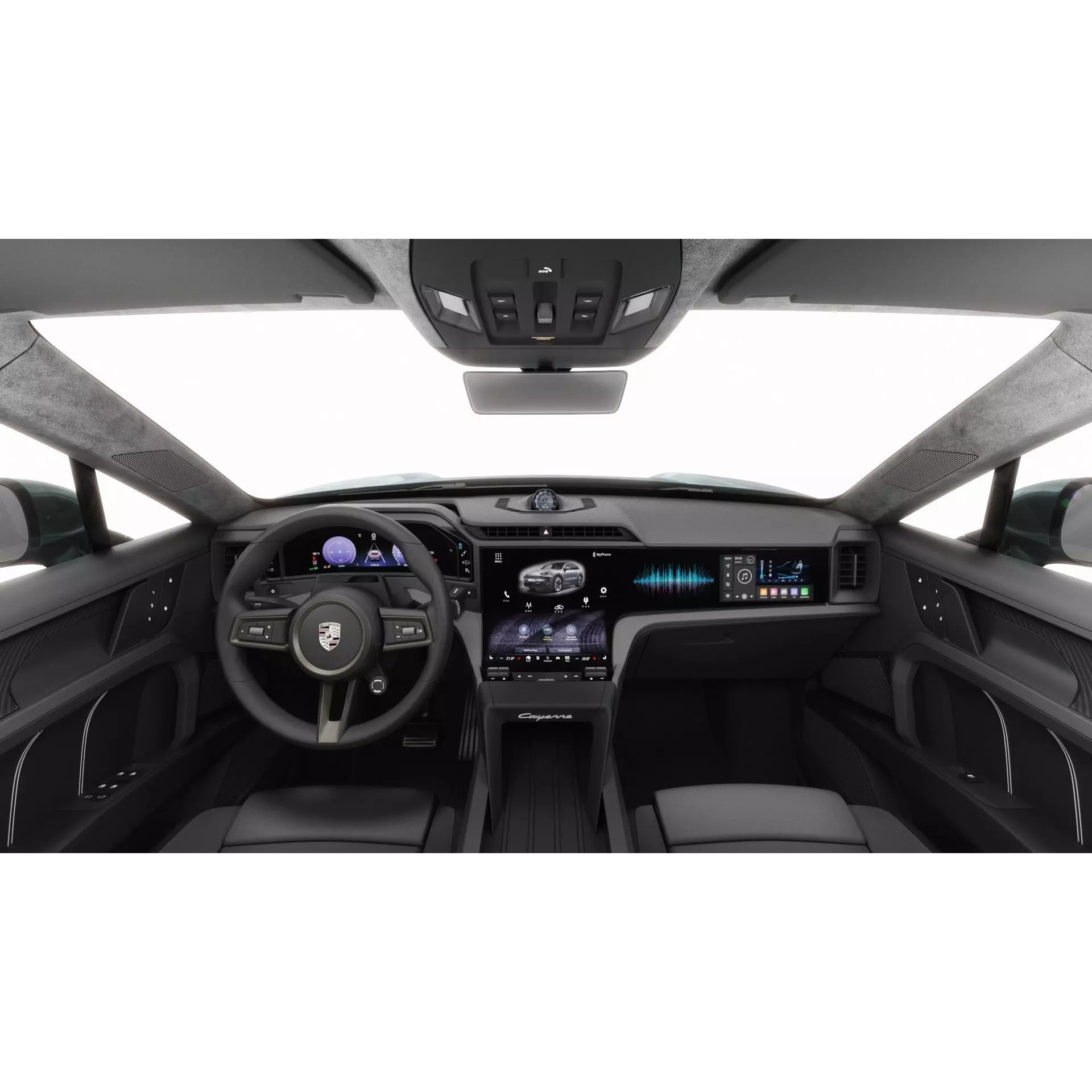 Porsche Cayenne Turbo Electric 2027 - Game-Ready 3D Model - View 19