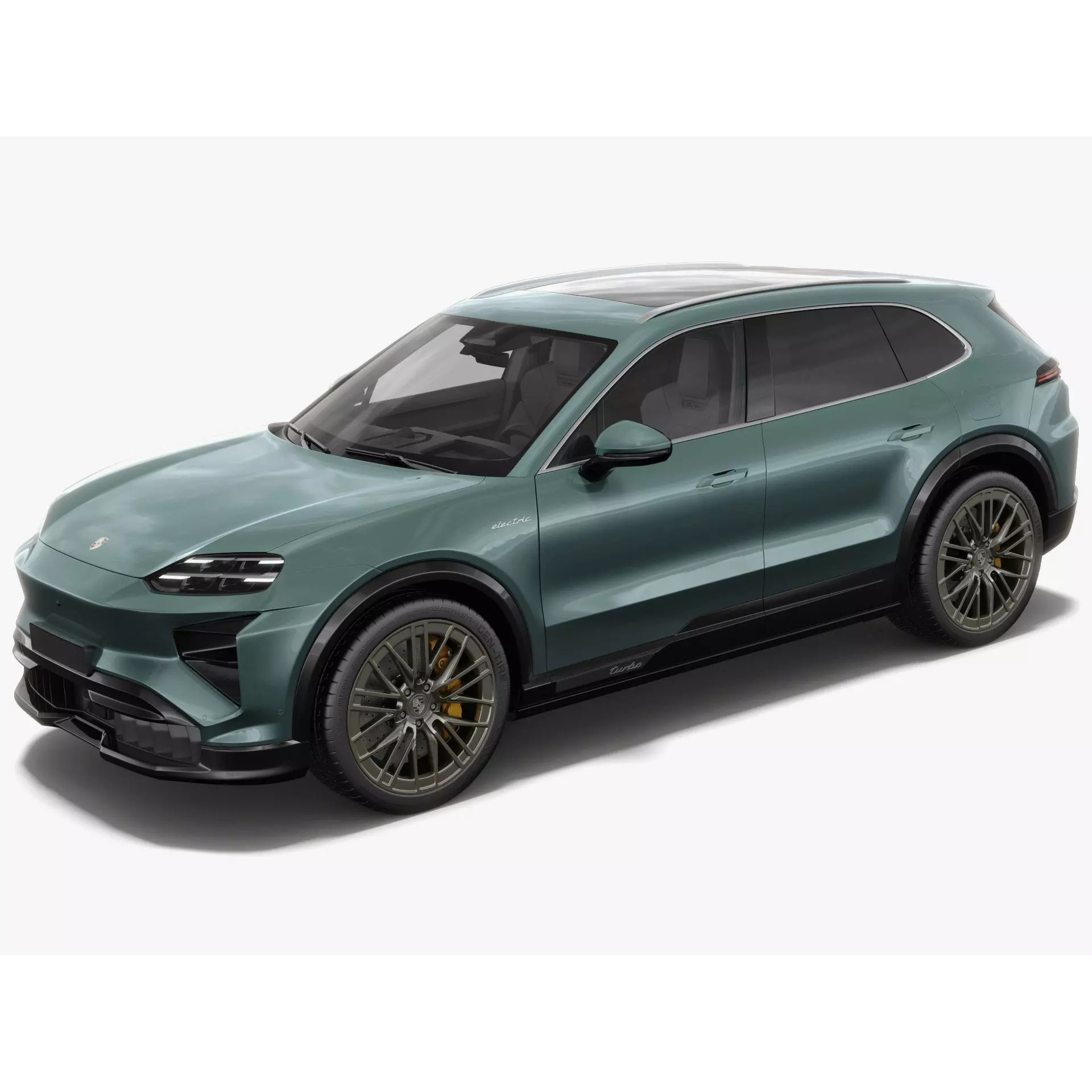 Porsche Cayenne Turbo Electric 2027 - Game-Ready 3D Model - View 2