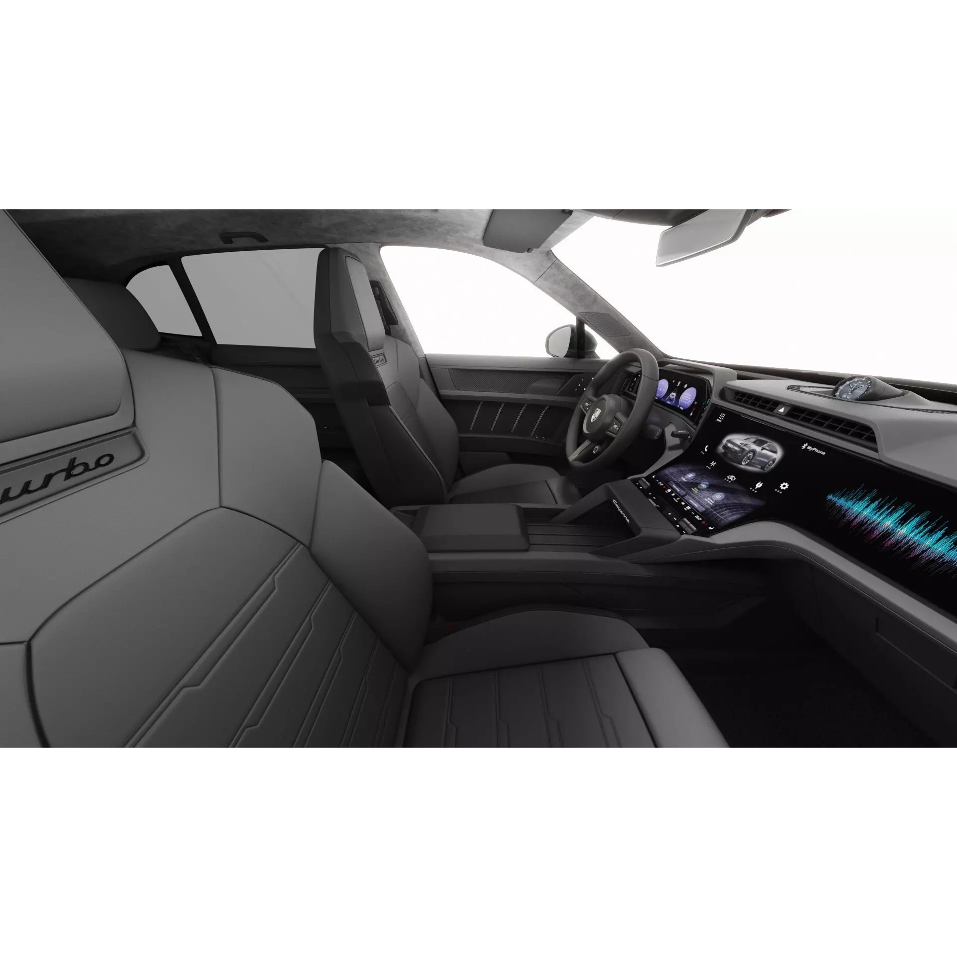 Porsche Cayenne Turbo Electric 2027 - Game-Ready 3D Model - View 21