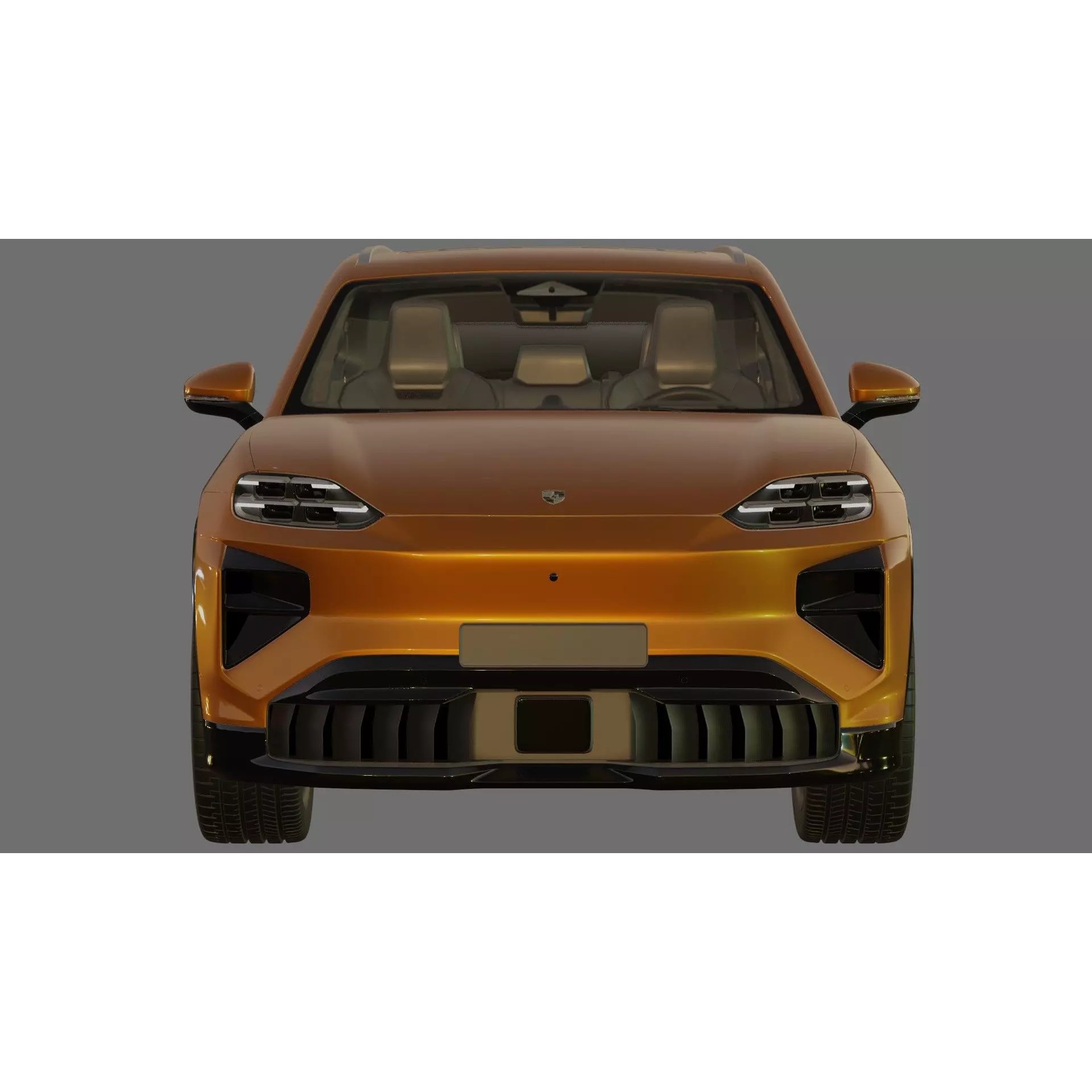Porsche Cayenne Turbo Electric 2027 - Game-Ready 3D Model - View 25
