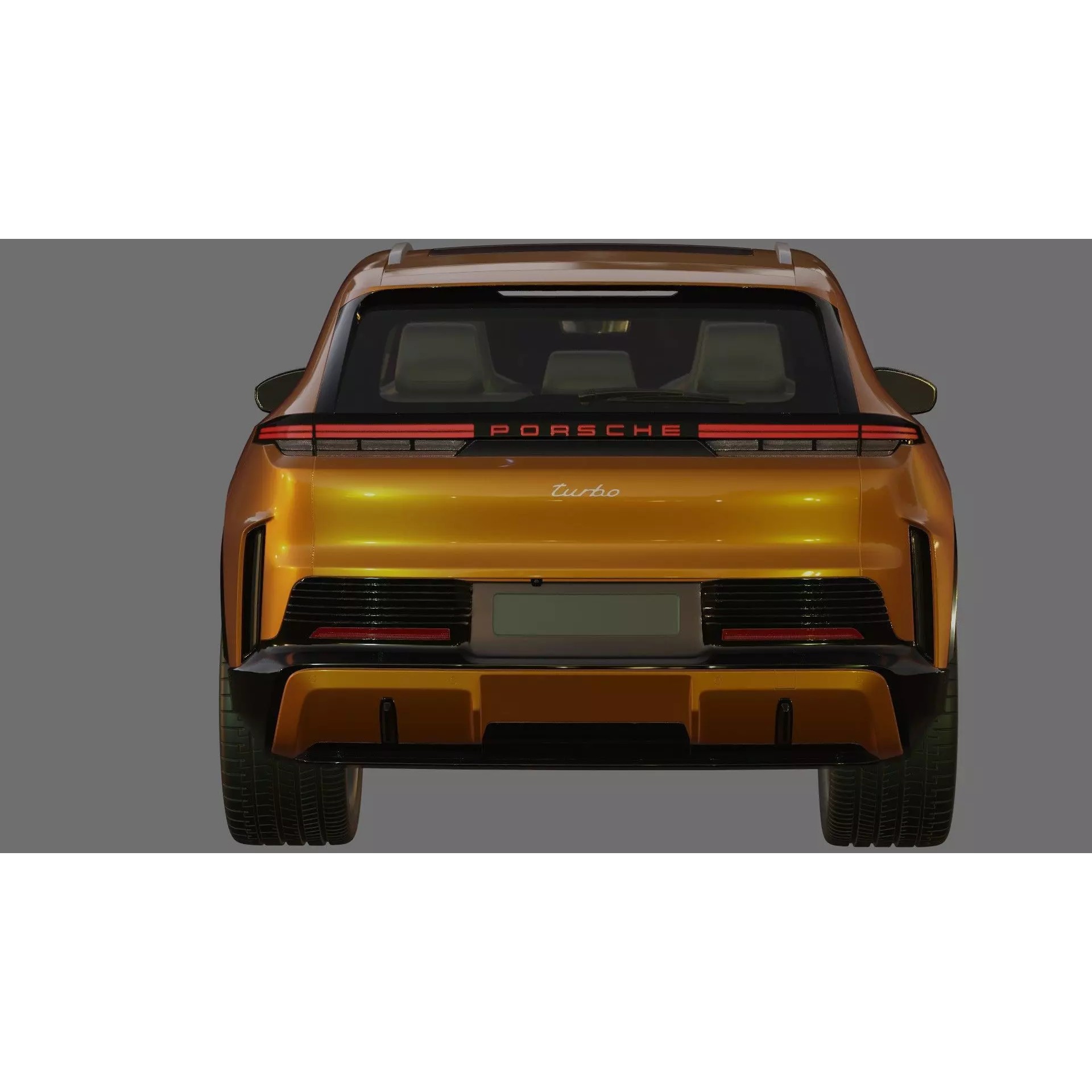 Porsche Cayenne Turbo Electric 2027 - Game-Ready 3D Model - View 26
