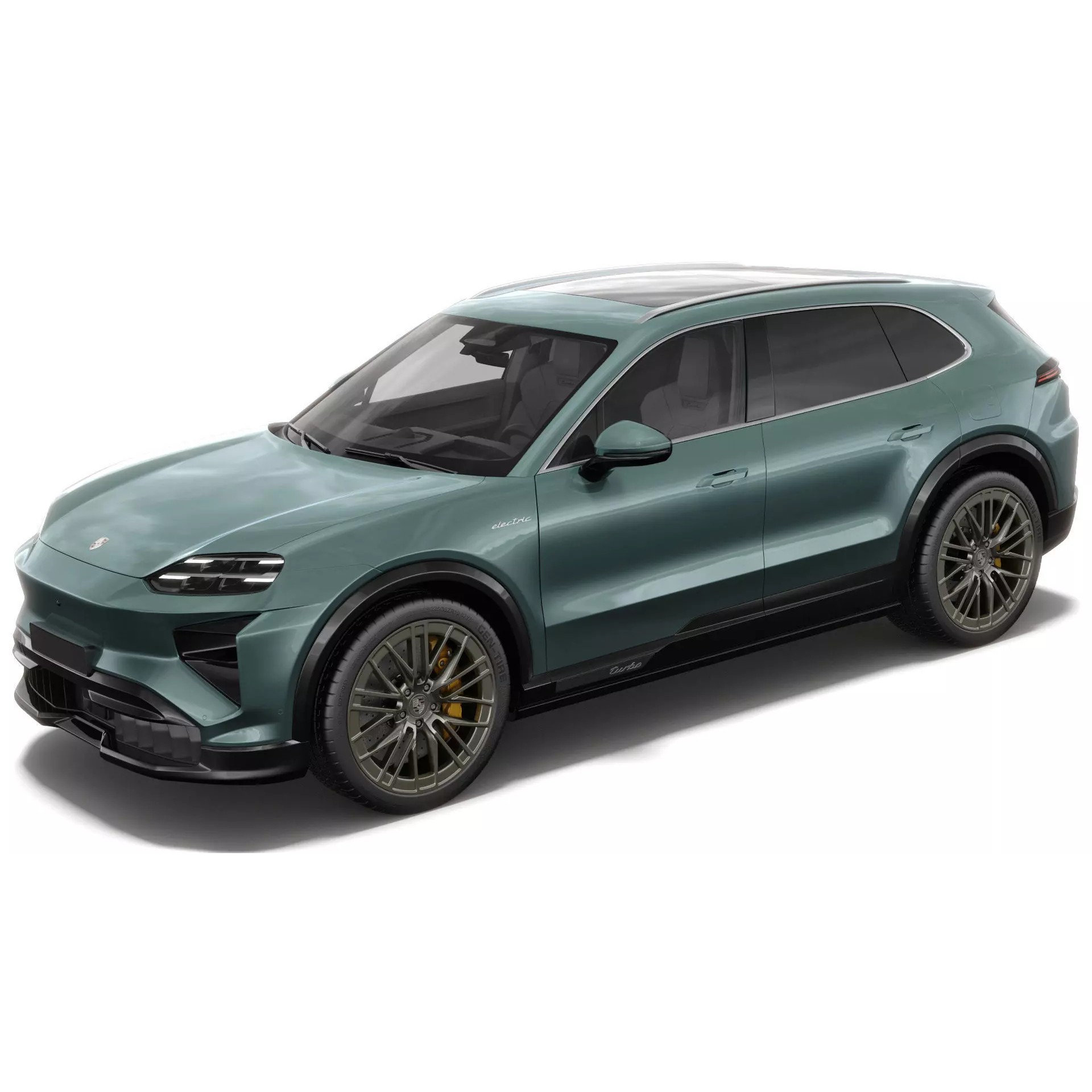 Porsche Cayenne Turbo Electric 2027 - Game-Ready 3D Model - View 3